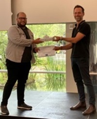 Presenter Daniel Arismendi-Arrieta and coordinator Tejs Vegge